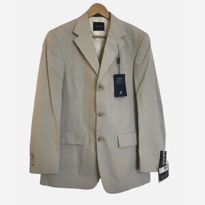 NAUTICA Tan Blazer NWT 38R Comfort Fit Performance Classics Jacket Sport Coat